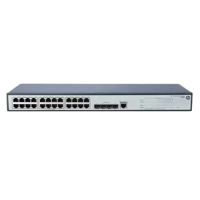 HP JE006AR | OfficeConnect 1910 Series 1910-24G 24 x RJ-45 10/100/1000Base-T and 4 x SFP (mini-GBIC) Ports Layer 3 Managed Gi...