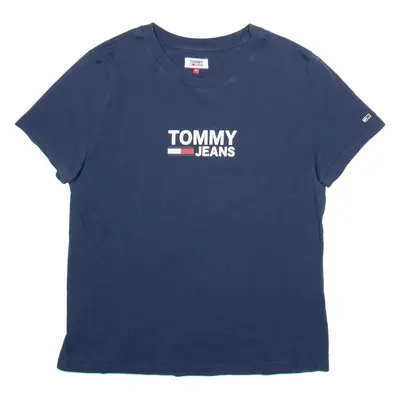 TOMMY HILFIGER Mens T-Shirt Blue M