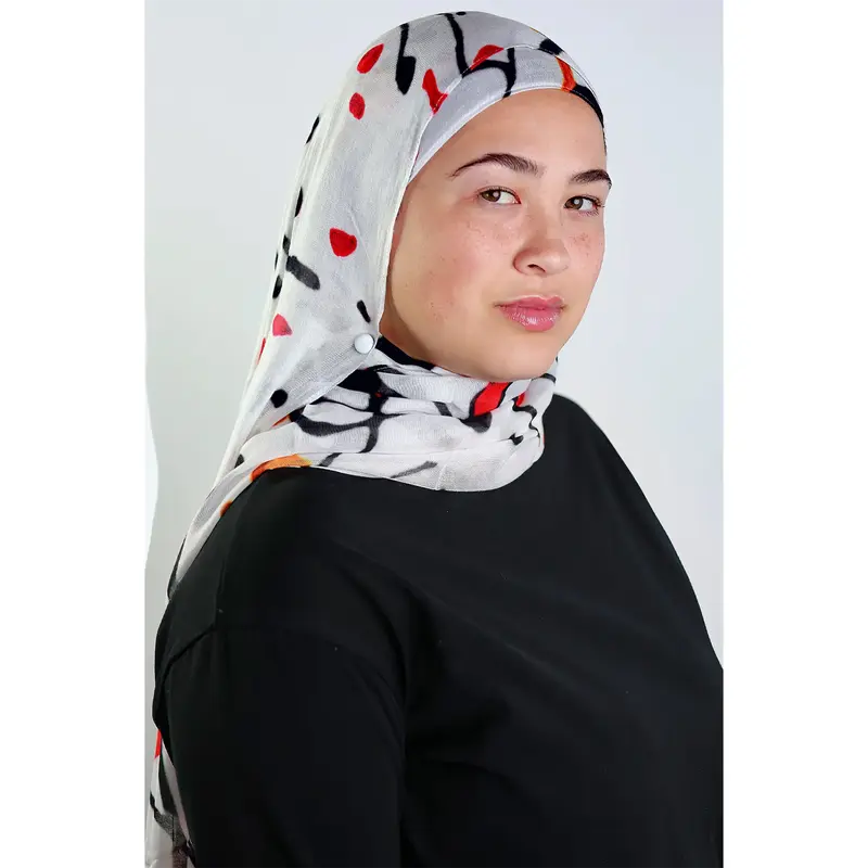 Chroma Wander Print Modal Hijab