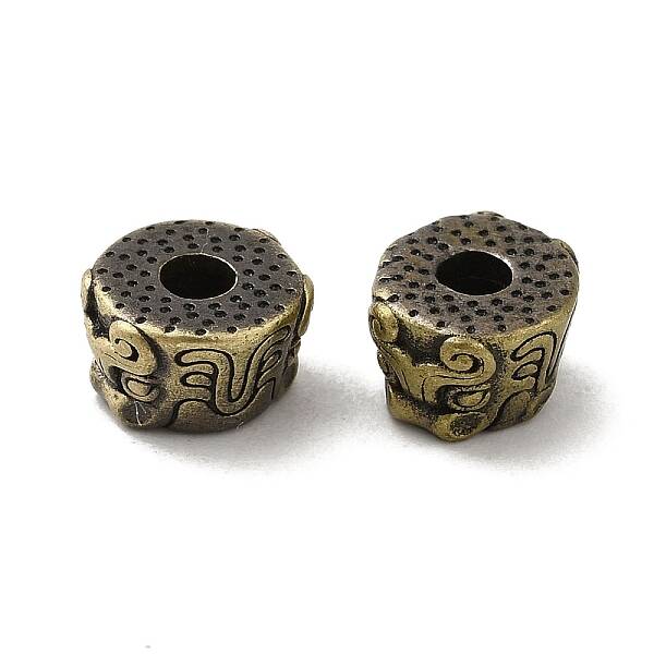 Tibetan Style Rack Plating Brass Beads