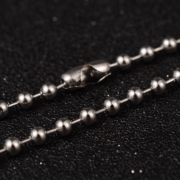 Tarnish Resistant 304 Stainless Steel Ball Chain Necklaces