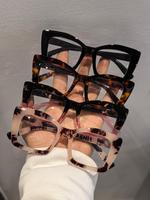 Simple Anti Blue Light Trending Eyeglasses, Beach Essentials, Basic Square Frame Fashion Eyeglasses for Women & Men, Fashion ...
