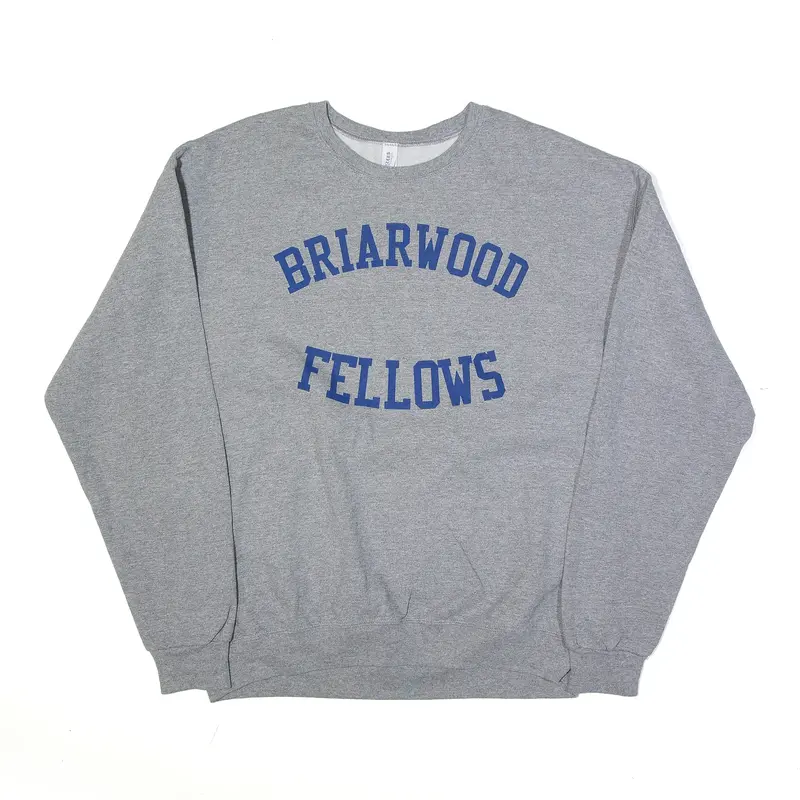 JERZEES Briarwood Fellows Sweatshirt Grey Mens L