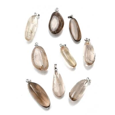 Natural Smoky Quartz Pendants