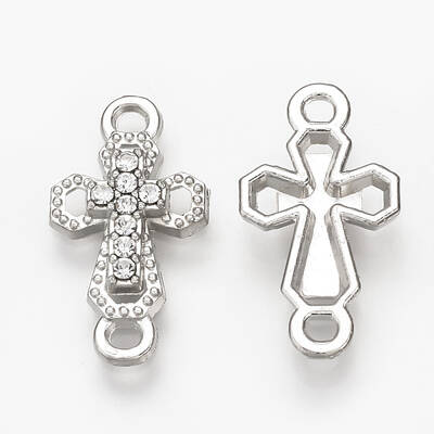 Alloy Rhinestone Links connectors