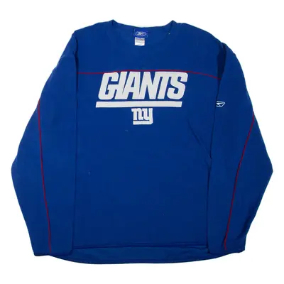 NFL New York Giants Mens Fleece Blue 2XL