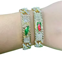 San Judas Bracelet Virgen Mary Bracelet chris hand chain bracelet small charm saint jude san juda religious pendant permanent...