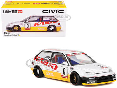 Honda Civic (EF) Kanjo V1 0 Silver Metallic and Yellow (Designed by Jun Imai) \