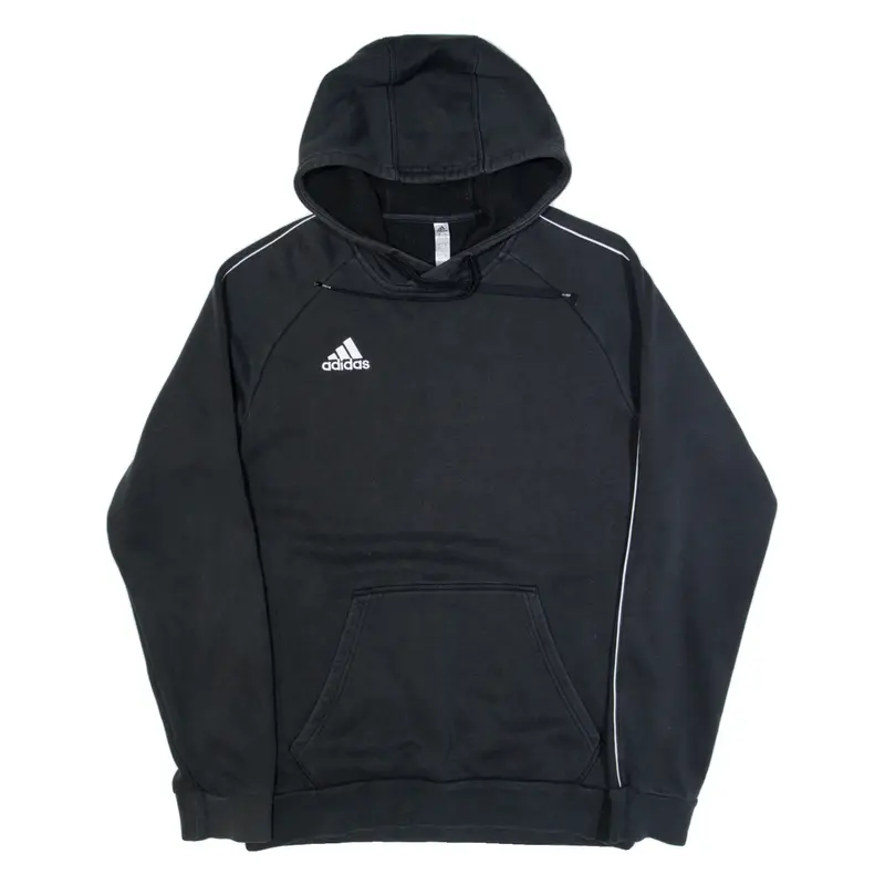 ADIDAS Mens Black Hoodie M