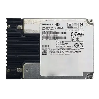 SDFA301NKB01 Toshiba 1.6TB Multi-Level Cell SAS 12Gb/s Write Intensive 2.5-inch Solid State Drive