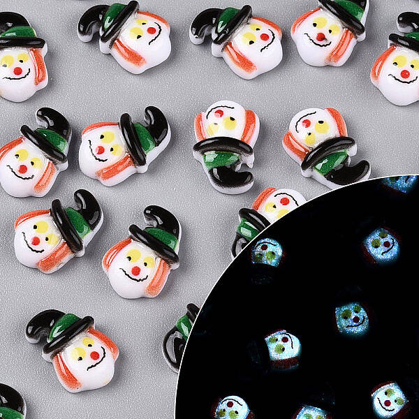 Helloween Theme Luminous Resin Decoden Cabochons