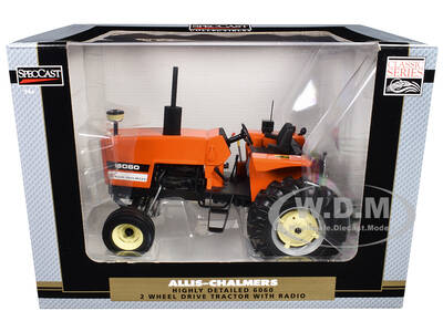 Allis Chalmers 6060 2WD Tractor with Radio Accessory Orange Classic Series 1/16 Diecast Model by SpecCast