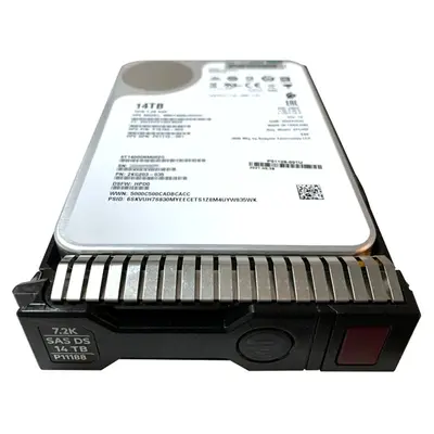 P11188-001 HP 14TB 7200RPM SAS 12Gb/s 3.5-inch Hard Drive w/ Tray