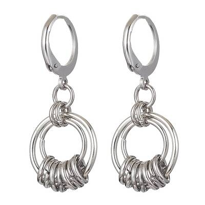 Non-Tarnish 304 Stainless Steel Leverback Earrings for Women
