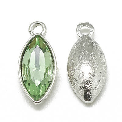 Alloy Glass Pendants