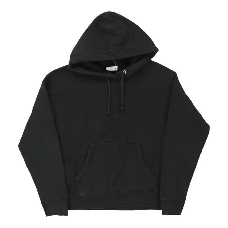 Reverse Weave Champion Hoodie - Large Black Cotton Blend