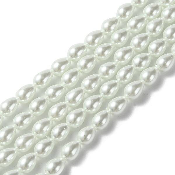 Glass Pearl teardrop