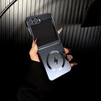 Electroplated Frosted Magnetic Case Cover for Samsung Galaxy Flip Series