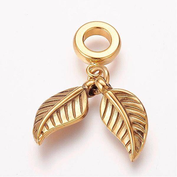 304 Stainless Steel European Dangle Charms