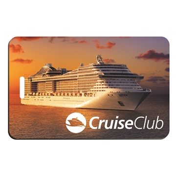 150 Customized Rectangle Shaped Luggage Tag - High Gloss Laminated