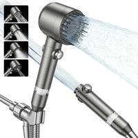 【TikTok Top Seller】High-Pressure Handheld Shower Head with Filter – 3 Spray Modes, Power Wash, ON/OFF Button & Hose –...