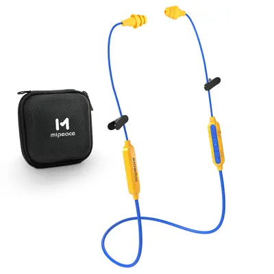 MIPEACE MI08 Bluetooth Work Earplugs–29dB Noise Cancelling Wireless Earbuds with Mic & Button Control, Hidden In-Ear Headph...