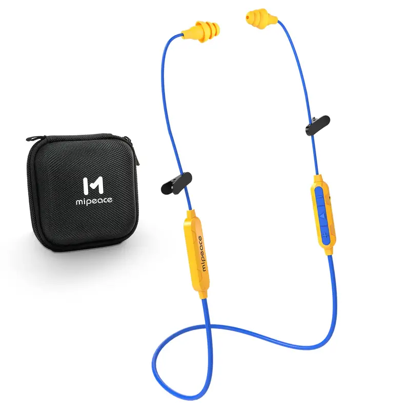 MIPEACE MI08 Bluetooth Work Earplugs–29dB Noise Cancelling Wireless Earbuds with Mic & Button Control, Hidden In-Ear Headph...