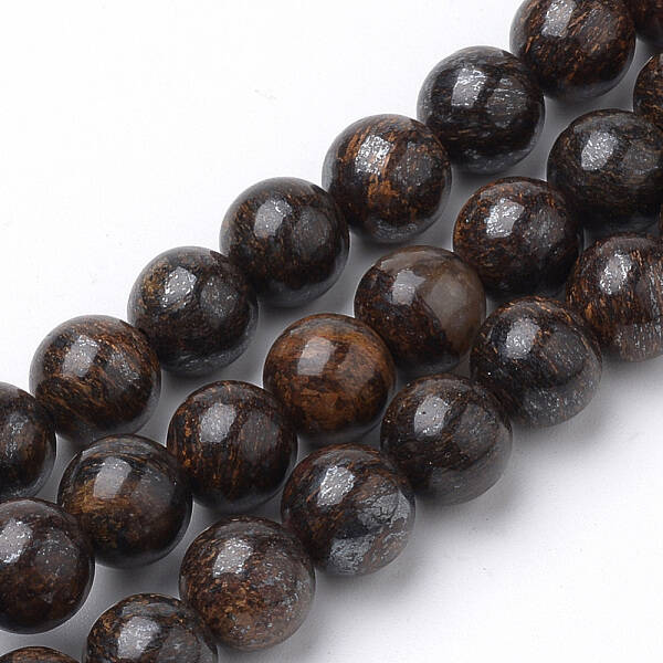 Natural Bronzite Beads Strands