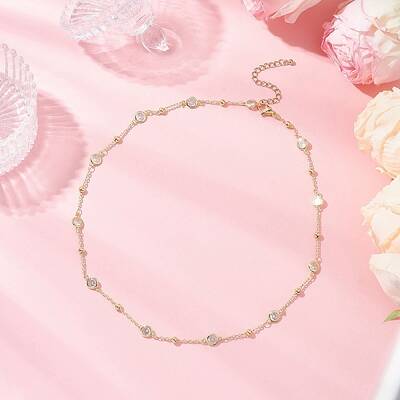 Brass Satellite Chains Necklaces