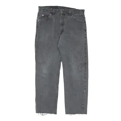LEVI'S 505 Jeans Grey Denim Regular Straight Mens W31 L26