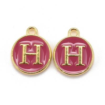 Golden Plated Alloy Enamel Charms