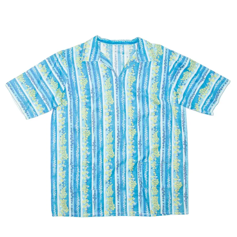Womens Shirt Blue Floral S