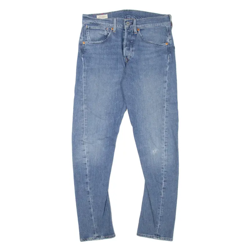 LEVI'S 502 Engineered Premium Mens Jeans Blue Slim Tapered Stone Wash W28 L27