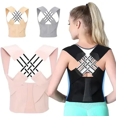 Unisex 2.0 Waist Trainer, 1 Count Posture Corrector for Men Women, Teenagers Posture Correction Belt, Back Support Posture Co...