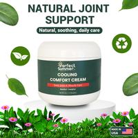 Perfect Summer pain relief 16% High Menthol Relief Cream - Soothes Knees, Lumbar Spine, Neck, Hands and Feet 4 oz; Contains M...