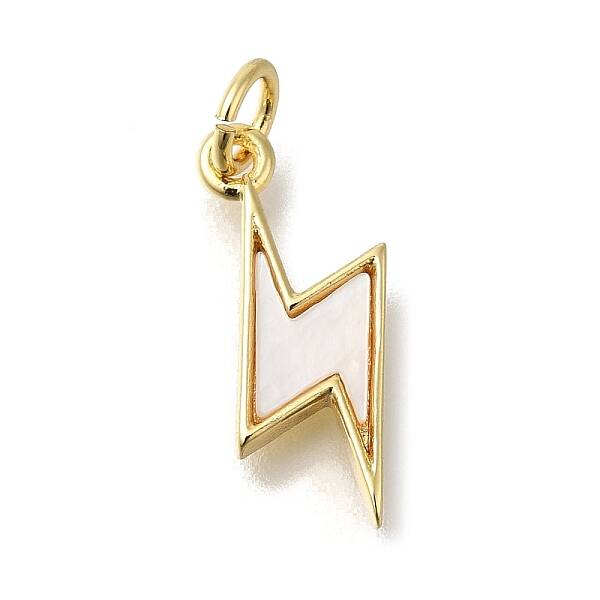 Brass Micro Pave Cubic Zirconia Pendants