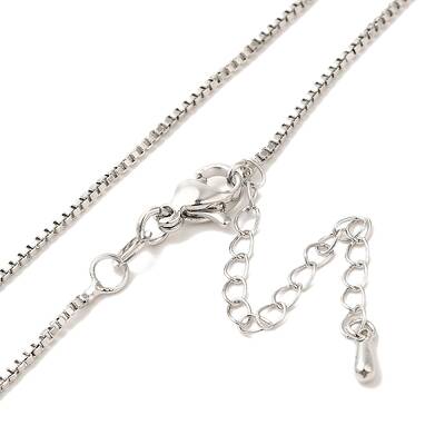 Brass Box Chain Necklaces
