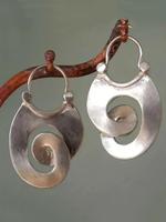 Geometric Spiral Design Dangle Earrings, 1 Pair Vintage Boho Jewelry for Women & Men, All-match Trendy Fashion Accessories fo...