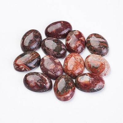 Natural Leopard Skin Jasper Cabochons