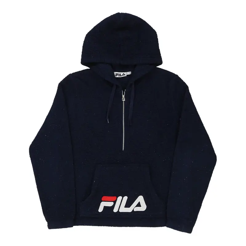 Fila Spellout Fleece - Large Navy Polyester