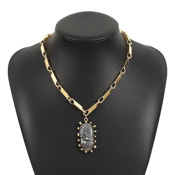 Iron & Alloy Pendant Necklaces for Women