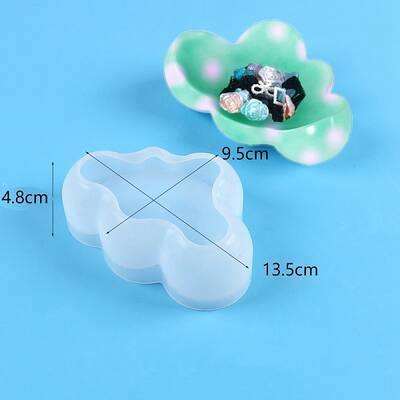 DIY Silicone Cloud Shape Tealight Candle Holder Molds