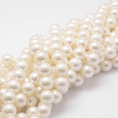 Shell Pearl Bead Strands