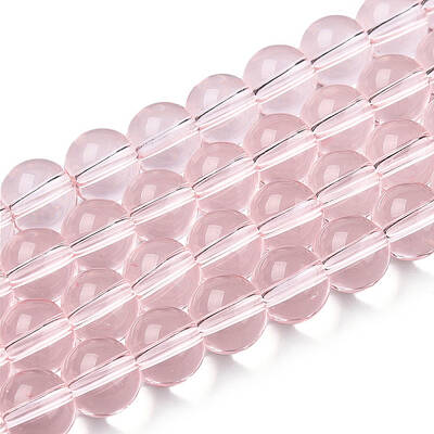 Transparent Glass Beads Strands