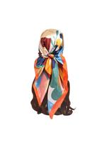 Women's Elegant All Over Floral Print Square Scarf, Fashionable Colorful Bandana for Daily Wear, Pride 2025, Lgbtq, Versatile...