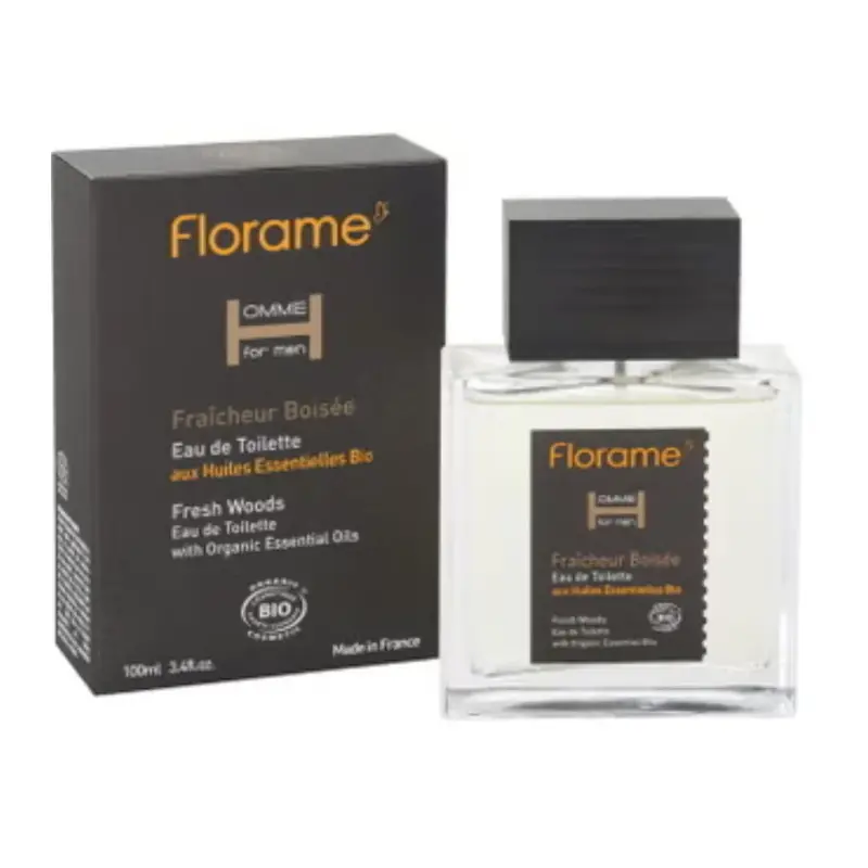 Florame Men Eau de Toilette Fresh Wood, 100ml