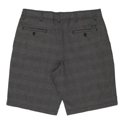Dickies Checked Shorts - 38W 11L Grey Cotton