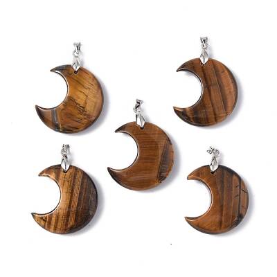 Natural Tiger Eye Pendants