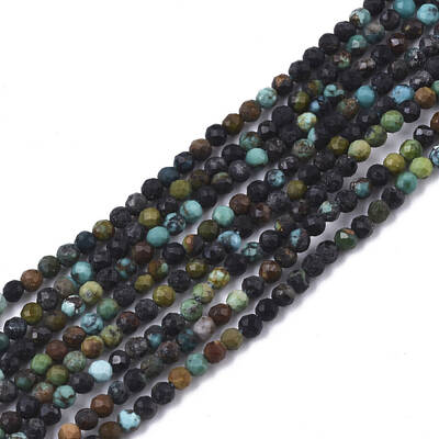Natural Green Turquoise Beads Strands
