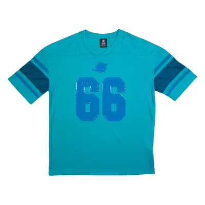 NFL Miami Dolphins Mens Jersey Blue USA V-Neck XL